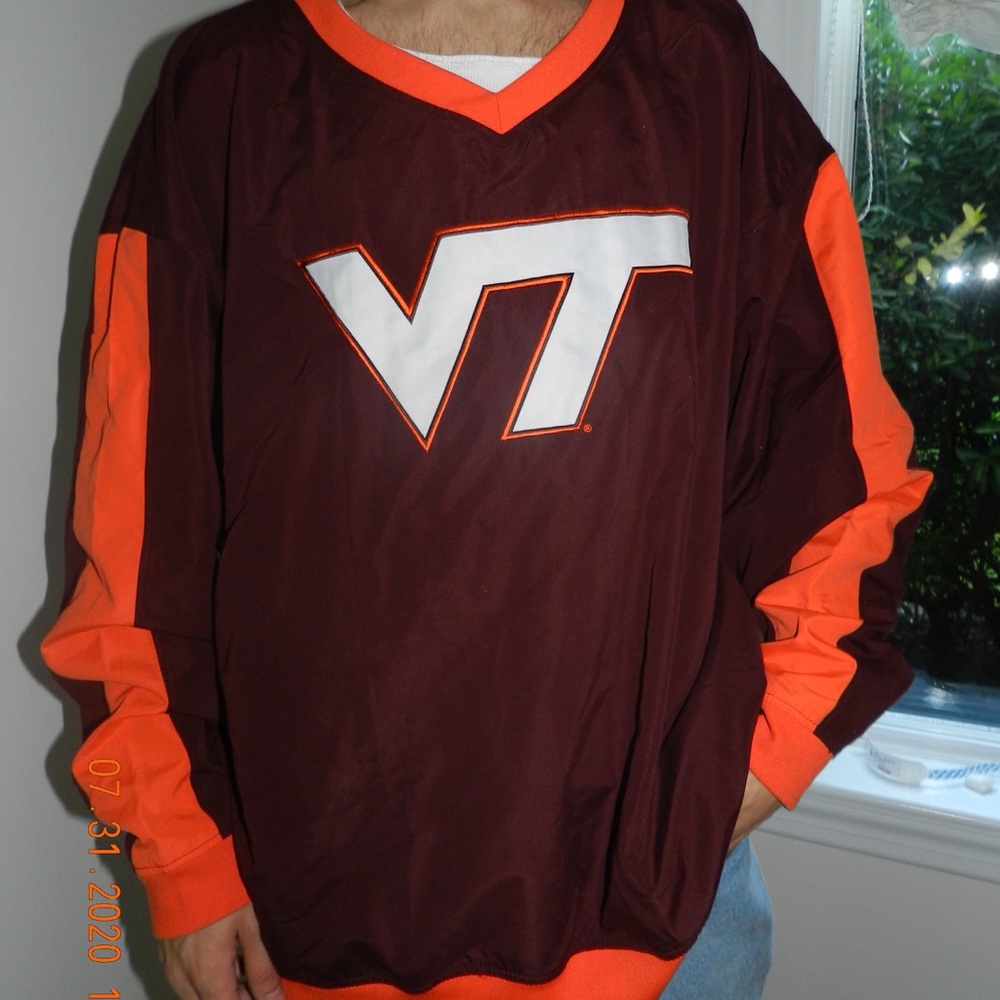 Virginia Tech Pullover Windbreaker Crewneck